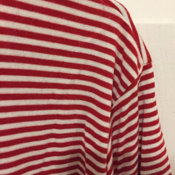 Mixxmix Korea 365BASIC red and white striped tee - Picture 10 of 11